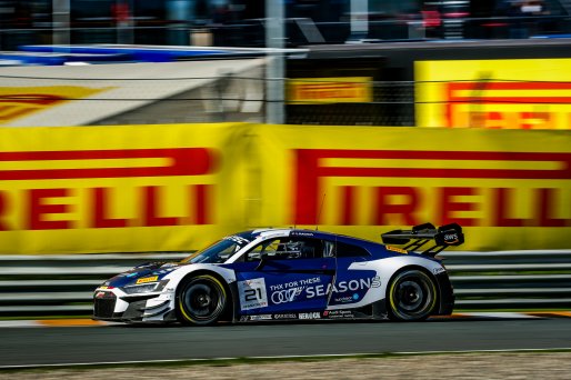 #21 - Comtoyou Racing - Finlay HUTCHISON - Gilles MAGNUS - Audi R8 LMS GT3 EVO II - GOLD
 | © SRO - TWENTY-ONE CREATION | Jules Benichou